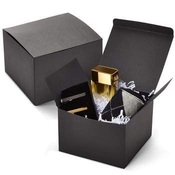 6 Pack Magnetic Gift Boxes with Lids, 9.5 x 7 x 4 Inches for Birthday,  Wedding, Groomsman and Bridesmaid Proposal Box (Gold)