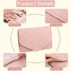 Anti-Tangle Foldable Small Jewelry Roll Travel Case Accessory for Necklaces, Earrings, Rings, Bracelets, Watches - 3 of 4