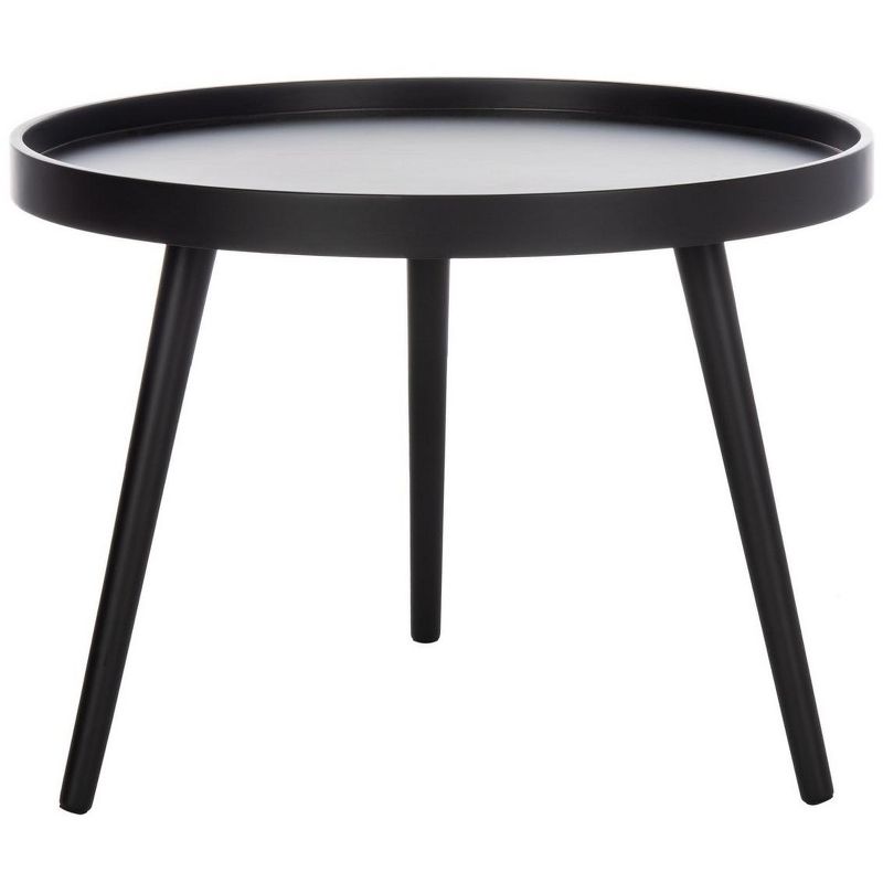 Fritz Round Tray Side Table - Black - Safavieh., 1 of 6
