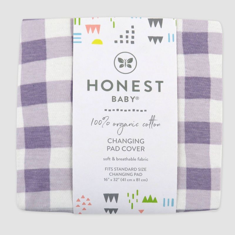 Honest Baby Organic Cotton Changing Pad Cover, 4 of 7