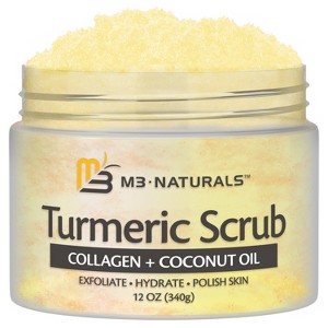 M3 Body Scrubs, Collagen Stem Cell, Himalayan, Arabica Coffee, Charcoal, Turmeric, Brown Sugar, Kombucha, Magnesium, Brazilian Body Scrubs - 1 of 4