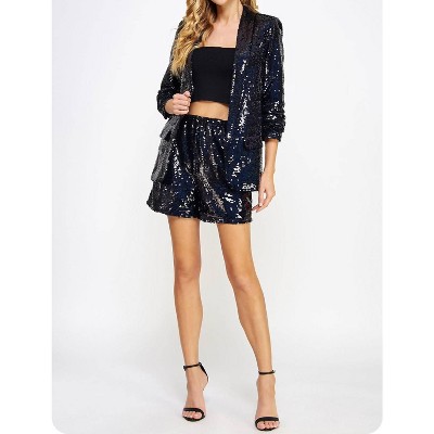 Women's Full Sequin Blazer - Strut & Bolt