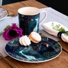 Sara Miller India Cake Plates, Set of 4 - 8 Inch Fine China Dessert Plates with 22ct Gold, British Tableware Featuring Exotic Wildlife - 3 of 4