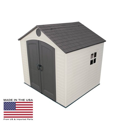 Lifetime 8 ft. x 7.5 ft. Outdoor Storage Shed (6411)