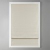 Vynxaria 35"Wx64"L Printed Faux Silk Room Darkening Cordless Roman Shade,Ivory(Only 1 PC) - 4 of 4