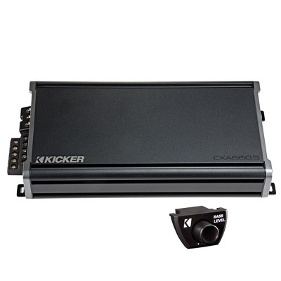 KICKER CXA6605 660 Watt 5 Channel Car Amplifier Amp Bundled with Compatible Bass Knob CXARC