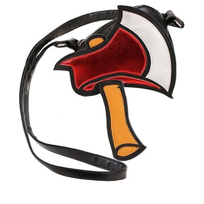 HalloweenCostumes.com  Women Women's Firefighter Axe Purse, Black/Red/Gray