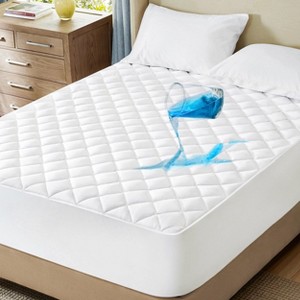 Waterproof Diamond Quilted Mattress Protector with Deep Pocket - Bedsure - 1 of 4