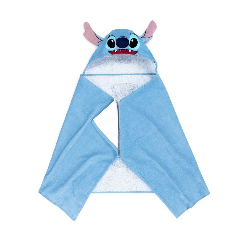 Stitch Kids&#39; Hooded Bath Towel, 1 of 7