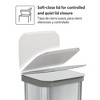 Glad Step Trash Can, Series 2 Soft Close Bin with Odor Protection, 20 Gal, Metal - 3 of 4