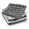 Design Imports Gray Combo Windowpane Dishcloth (Set Of 6) - 2 of 4