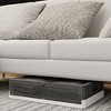 MaseiKar Under Bed Storage Containers with Wheels, Underbed Storage Bins for Closet and Under Sofa To Storing Clothes, Quilts, Shoes, and Bedding - 4 of 4