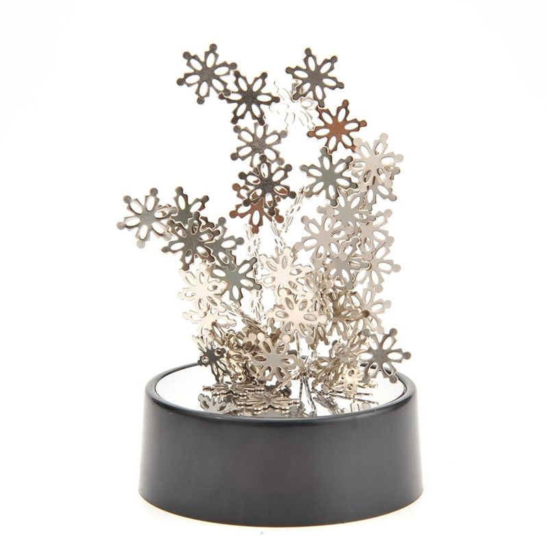 Insten Magnetic Snowflakes Desktop Sculpture, Desk Toy & Decoration for Teens and Adults, 1 of 7