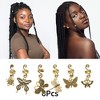 Unique Bargains Snake-shaped Leaves Hair Cuffs Dreadlock 6 Pcs - 3 of 4