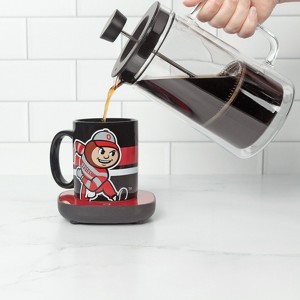 Uncanny Brands Ohio State Buckeyes Brutus Buckeye 12oz Mug Warmer Set - 1 of 4