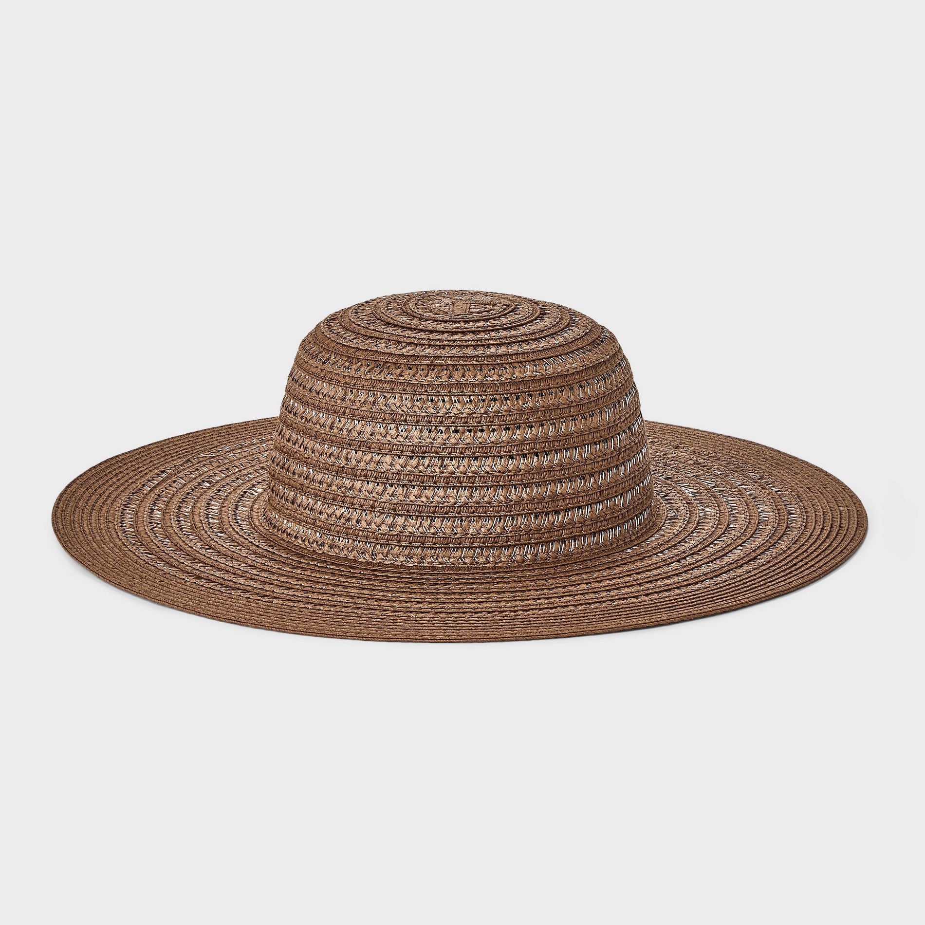 Packable Straw Short Brim Floppy Hat - Shade & Shore™