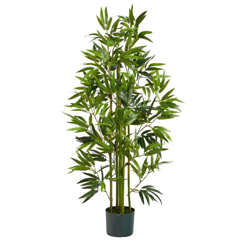 Nearly Natural 4-ft Bamboo Artificial Tree, 1 of 5