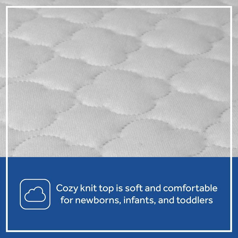 Sealy Cozy Dreams Waterproof Quilted Fitted Crib &#38; Toddler Mattress Pad, 4 of 16
