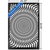 Trends International Zebra Stripe Optical Illusion Framed Wall Poster Prints - 3 of 4