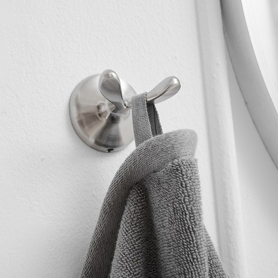 Brushed Nickel 4-Piece Stainless Steel Bathroom Hardware Set