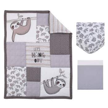 Little Love by NoJo Sloth Let's Hang Out Crib Set - 3pc