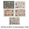 Unique Bargains Christmas Greeting Card Multicolor 4.5 "x3.1" 10 Pcs - 3 of 4