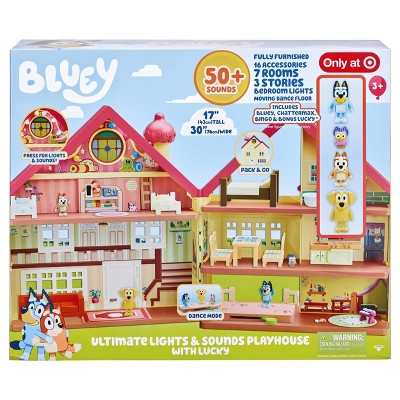 Bluey Ultimate Lights & Sounds Playhouse with Lucky
