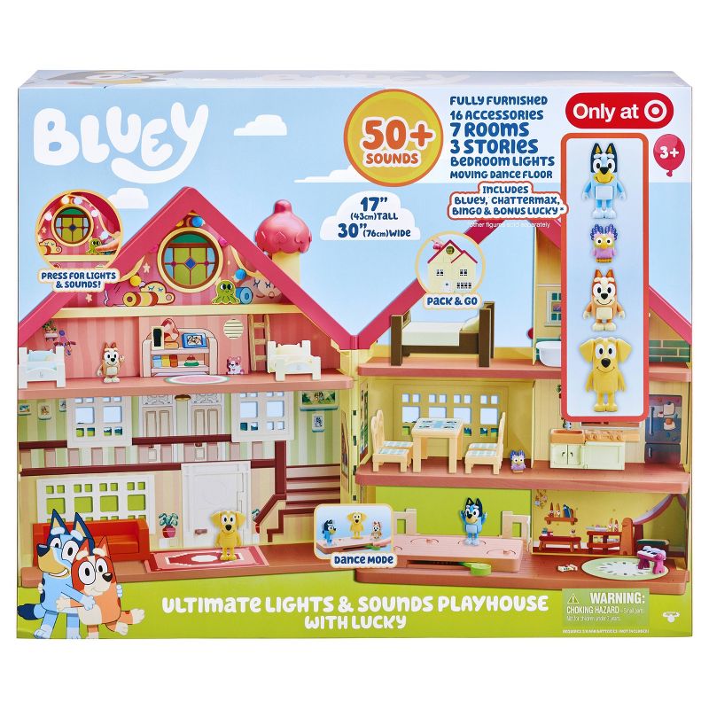 Bluey Ultimate Lights &#38; Sounds Playhouse with Lucky, 1 of 18