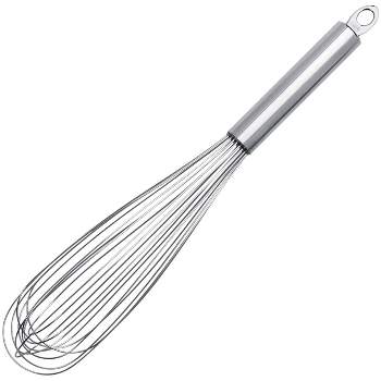 Cuisipro Solid Handle 8 Inch Egg Whisk, Stainless Steel