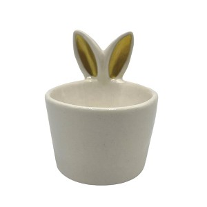 Transpac Ceramic Easter Bunny Egg Holder Home Decorations Easter - 1 of 1