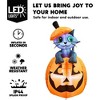 Joyfy 5 FT Tall Halloween Inflatable Outdoor Decorations, Animated Kitty Cat On Pumpkin Inflatable for Halloween Party Indoor Outdoor Yard Lawn Decor - 3 of 4