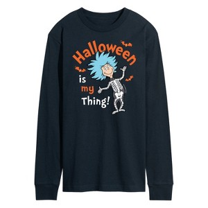 Men's - Dr. Seuss - Halloween Is My Thing Long Sleeve Graphic T-Shirt - 1 of 4
