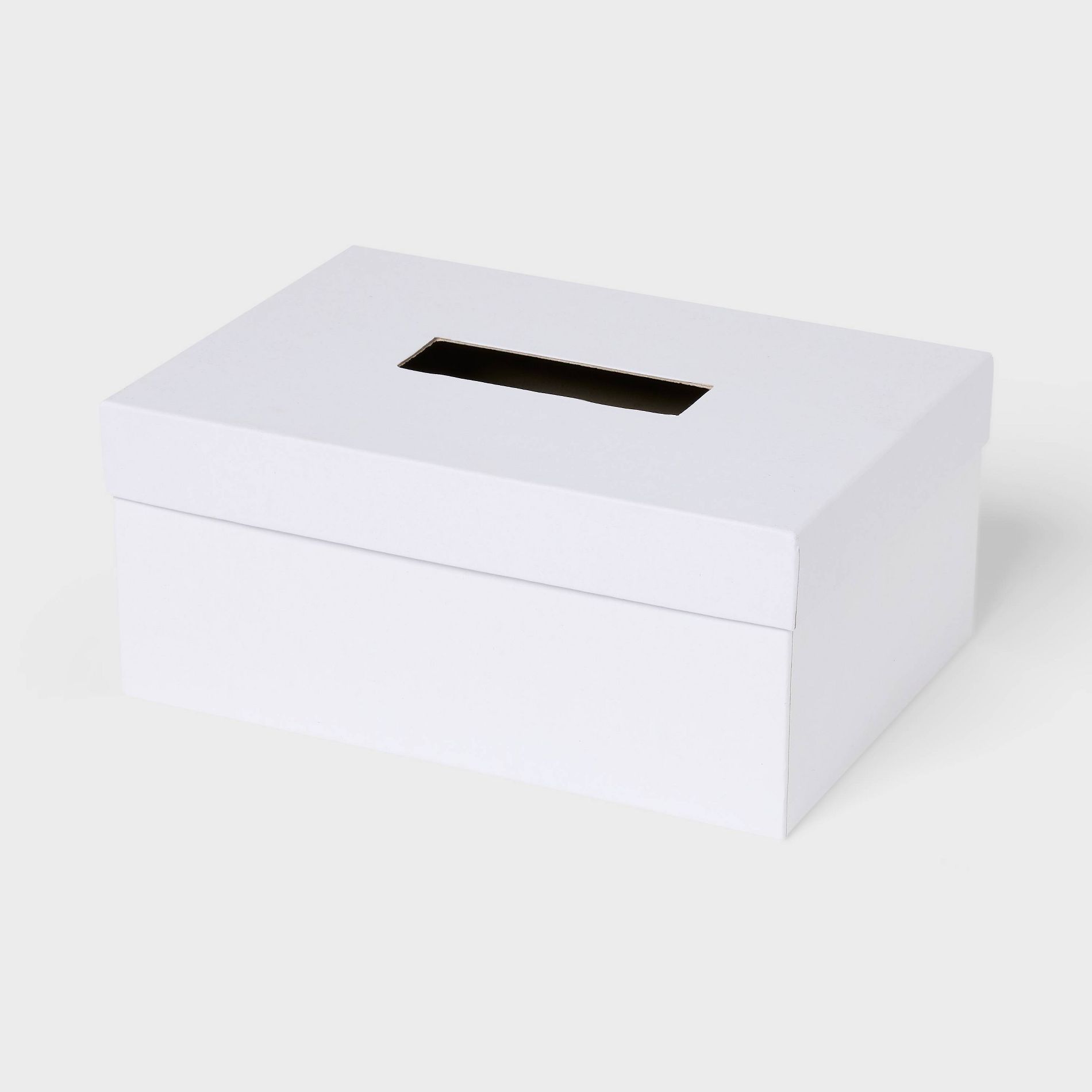 8"x5" Rectangle Shaped Valentine's Day Gift Box White - Spritz™