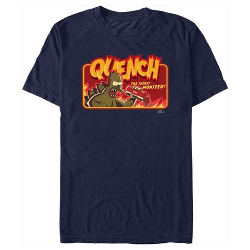 Men's The Simpsons Godzilla Homer Quench The Thirst Monster T-shirt ...