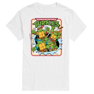 Men's - Teenage Mutant Ninja Turtles - Group Action Burst Short Sleeve Graphic T-Shirt - 1 of 4