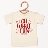 SmileyWorld Oh What Fun - Youth Short Sleeve Graphic T-Shirt and Toddler Short Sleeve Graphic T-Shirt - 2 of 3