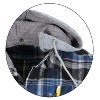 Gioberti Men's Removable Hoodie Plaid Checkered Flannel Shirt - 3 of 3
