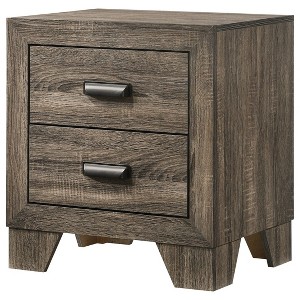 NicBex 2 Drawer Dresser for Bedroom,Modern Style Drawers with Metal Handle,Dressers for Kids Room,Living Room,Entry and Hallway,Gray - 1 of 4