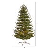 Nearly Natural 9-ft Vancouver Mountain Pine Artificial Christmas Tree with 750 Clear Lights and 2583 Bendable Branches - 2 of 4