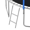 NAYSAYE Trampoline 12FT with Slide and Swings for Outdoor Backyard Use with Basketball Hoop and Ladder, Green, 144.00"*121.20"*223.50" - 4 of 4