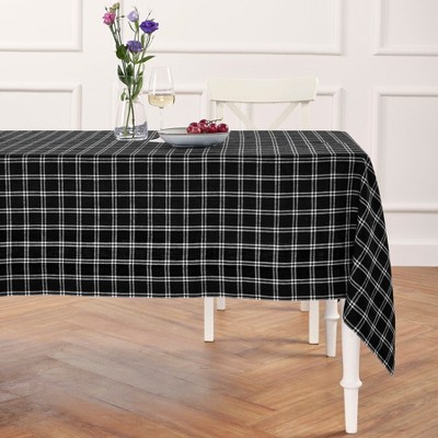 Solino Home Linen Plaid Tablecloth | Marseille Plaid