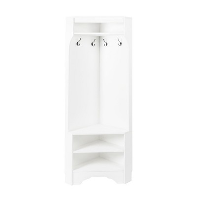 NicBex 29.5 inch Hall Tree for Hallway,Modern Coat Racks with Adjustable Shelf and 4 Hooks,Entryway Furniture for Hallway,Living Room,Bedroom