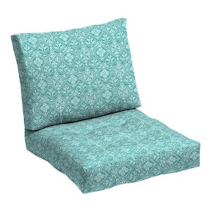 ARDEN Outdoor Plush Modern Tufted Blowfill Deep Seat Set, 24 x 24, Rain-Proof, Fade Resistant, Deep Seat Bottom and Back Cushion 24 x 24 - 1 of 4
