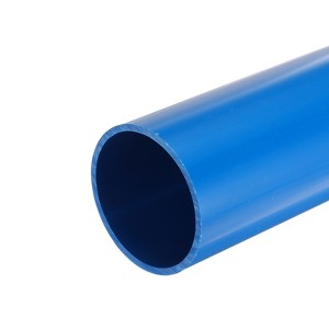 Unique Bargains High Impact Water Plumb Cable Sleeve PVC Rigid Round Pipes 20" Length - 1 of 4