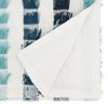Saro Lifestyle Table Runner With Stripe Fringe Design - 2 of 3