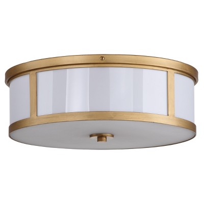 Avery Ceiling Drum Light - LIT4195 - Gold - Safavieh