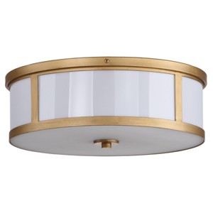 Avery Ceiling Drum Light - LIT4195 - Gold - Safavieh - 1 of 4
