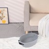 REGALWOVEN Odorless Cotton Rope Handcrafted Compact Multiple Use Open Storage Bins 3 Pcs - 4 of 4