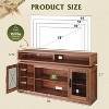 GALAXHERO Farmhouse TV Stand for 65 Inch TV with LED Lights, Rustic Entertainment Center with Storage Cabinets for Living Room or Bedroom - 3 of 4