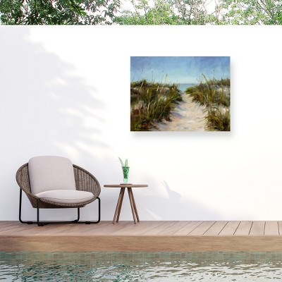 "Seagrass And Sand" Outdoor Canvas